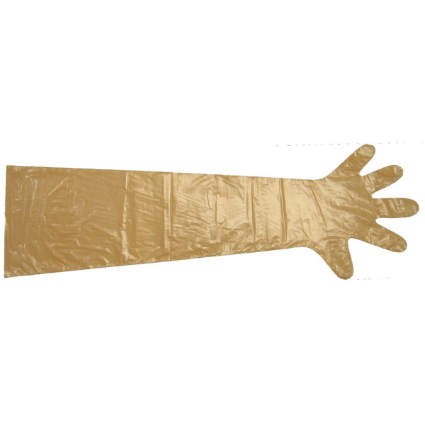 Hanskar, uppháir, 90cm, 100stk