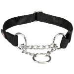 Hundaól, með keðju, M-L, Svört