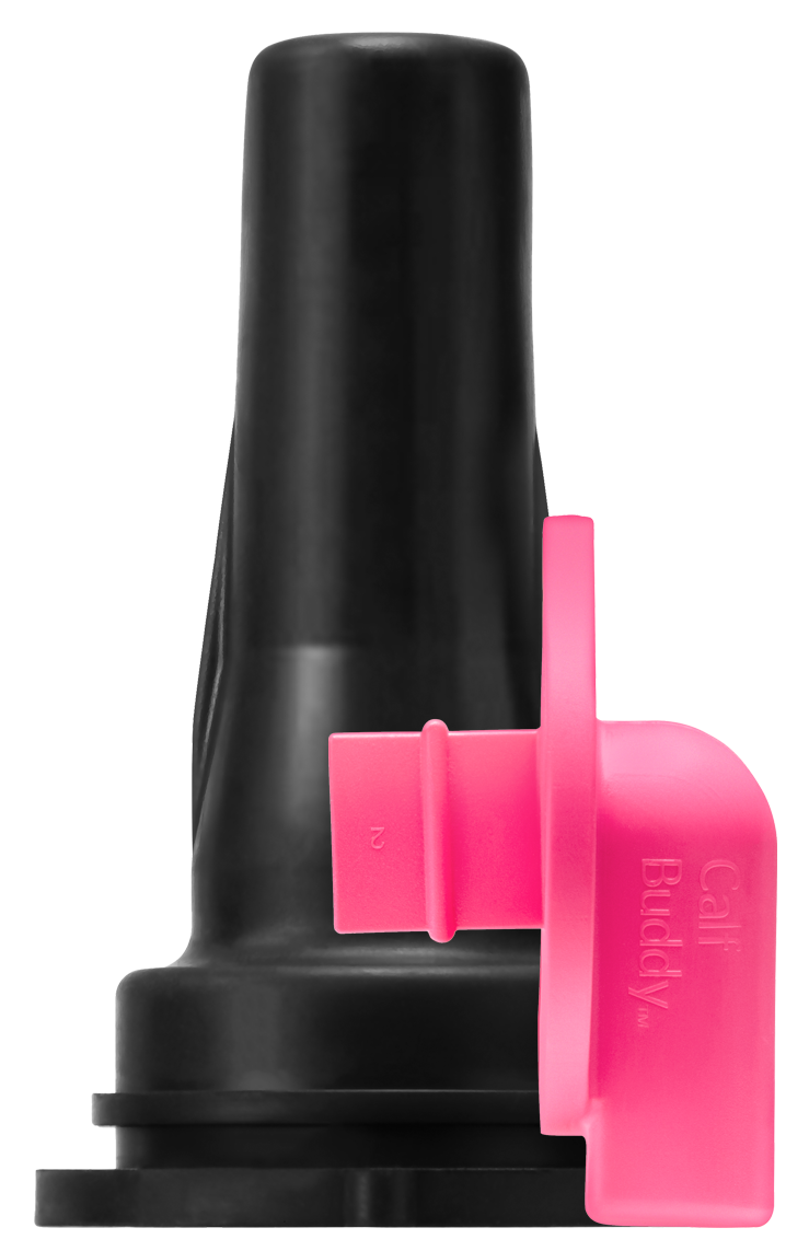 CB Teat with connector.png Tútta, kálfa, tútta+tengi, Calf Buddy - Image 1