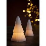 Jólatré, LED, 2stk, batterí