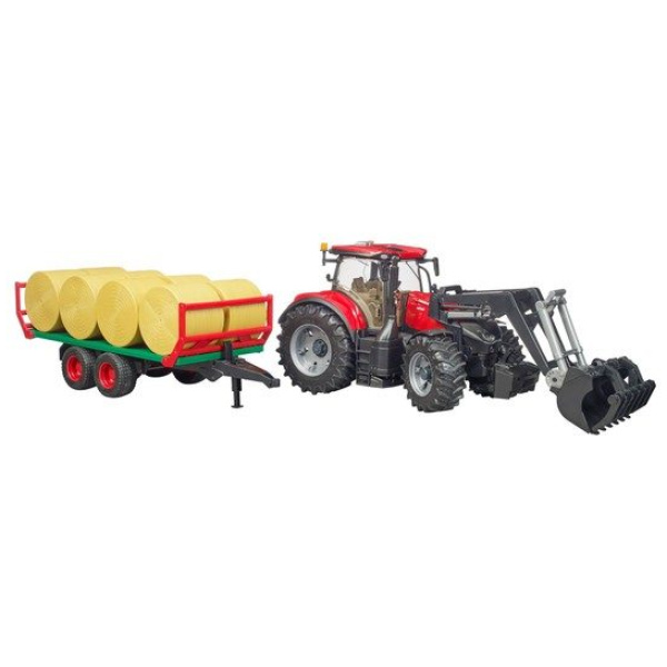 Dráttarvél, Case, IH Optum, m/vagn, 1:16