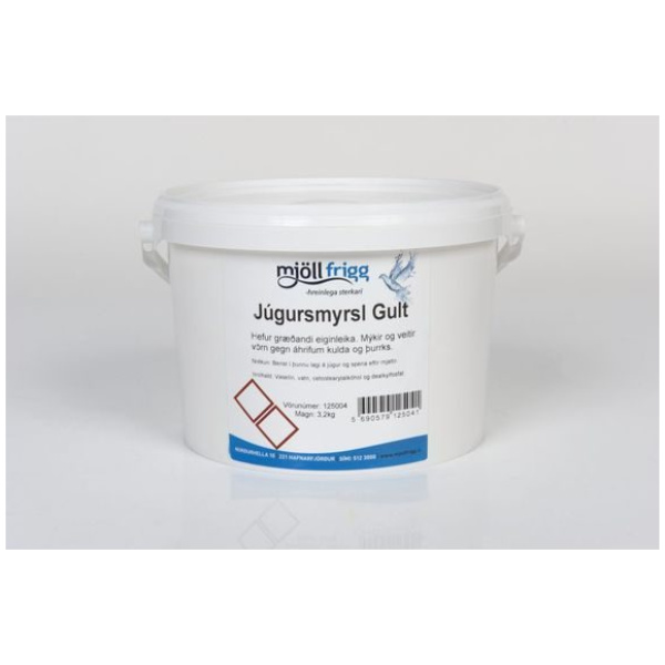 Júgursmyrsl, 3,2kg, gult