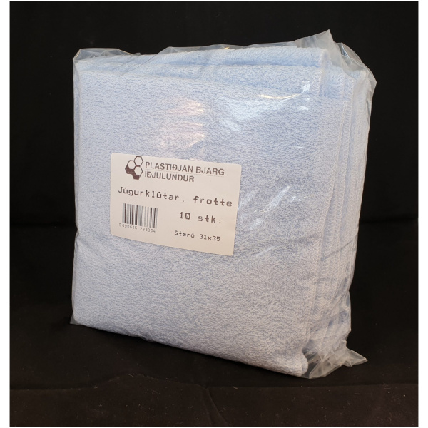 Júgurklútar, 10stk, frotté