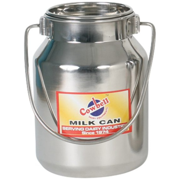 Mjólkurbrúsi, 2L, ryðfrír