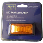 Hliðarljós, LED, appelsínugult, 12/24V