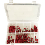 Samtengi, rauð, sett, GW2054