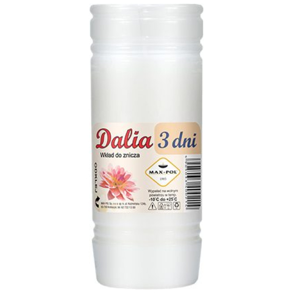 Leiðiskerti án loks, 5,6x14,4cm, 72 klst