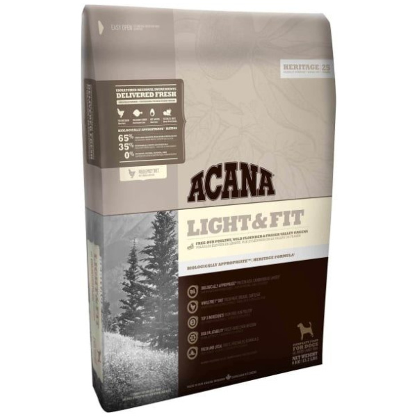Hundamatur, Acana, Light/Fit, 2kg