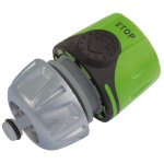 Slöngutengi, 1/2",  m/stoppi