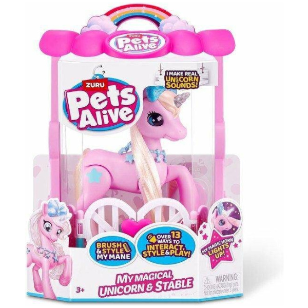 Pets Alive Einhyrningur með hljóðum, ble
