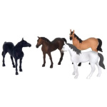Hestar, 4stk, 1:32