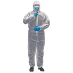 Málningagalli, m/hettu, einnota