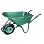 Hjólbörur, 100l, Grænar