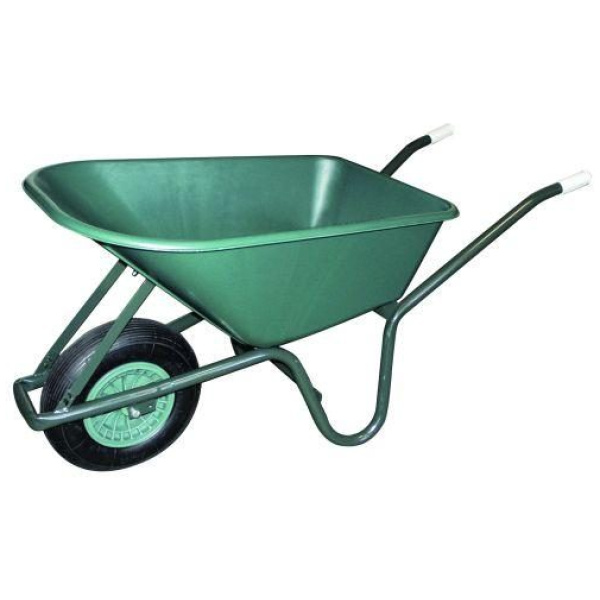 Hjólbörur, 100l, Grænar