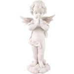 Stytta, engill í bæn, standandi