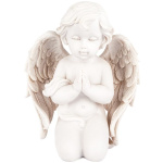 Stytta, engill, í bæn