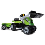 Traktor m/kerru og tækjum