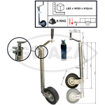 Nefhjól, 48mm, 500kg