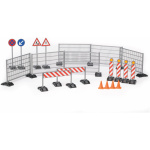 Vinnusvæði, skilti og girðing, 1:16