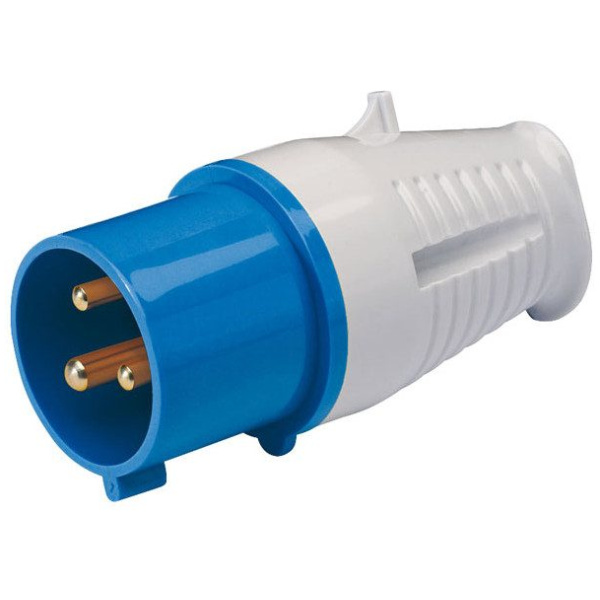 Hjólhýsatengi, karl , 230V, 16Ah