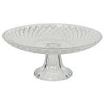 Kökudiskur, gler, glær, 20 x 9cm