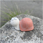 Garðstytta, Skjaldbaka með rauða skel