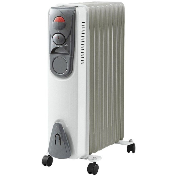 Ofn, olíufylltur, 9 þilja, 2000w