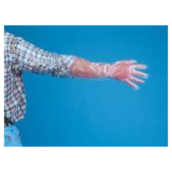 Hanskar, háir, í poka, 50stk