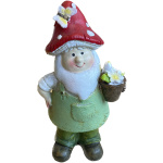 Stytta, garðálfur, standandi, 2 tegundir