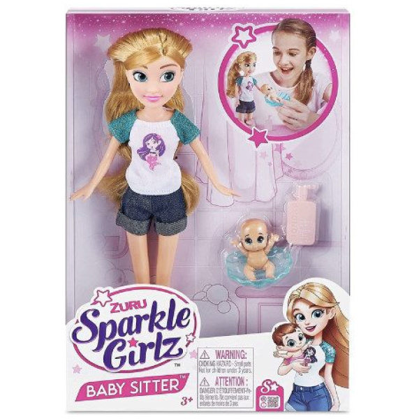 Zuru, Dúkka, barnapía, 26cm