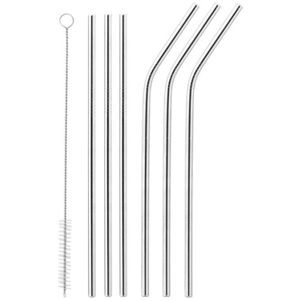 Sogrör, 6stk m/rörabursta