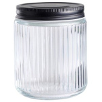 Krukka m/skrúfuðu loki, 0,3L,  Day