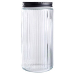 Krukka m/skrúfuðu loki, 0,9L,  Day