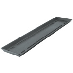Bakki f.svalakassa, plast, 80cm, grár