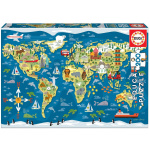 Púsl, Heimskortið 200