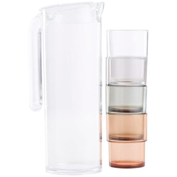 Vatnskanna + 4 glös, Day