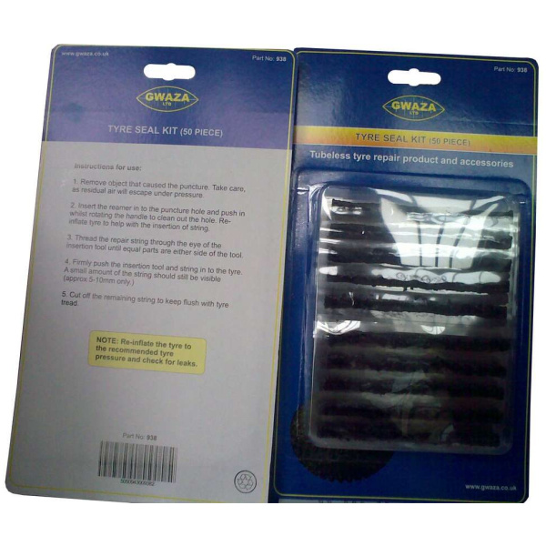 Dekkjatappar, 6x100mm, 50stk