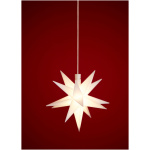 Jólastjarna, LED, 12cm m/timer