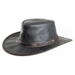 Hattur, Hawkins Australian Leather,dökkb