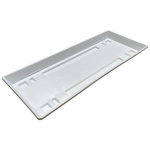Bakki f.svalakassa, plast, 40cm, hvítur