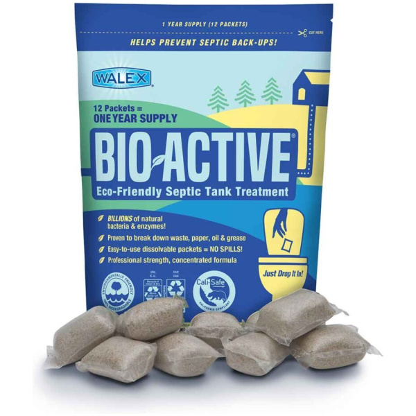 Bio-Active, Niðurbrotsefni í rotþrær