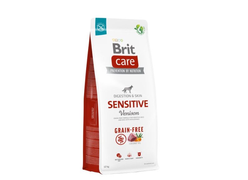 bri100172210.png Hundamatur, BC, Sensitive, 12kg LjósBrún - Image 1