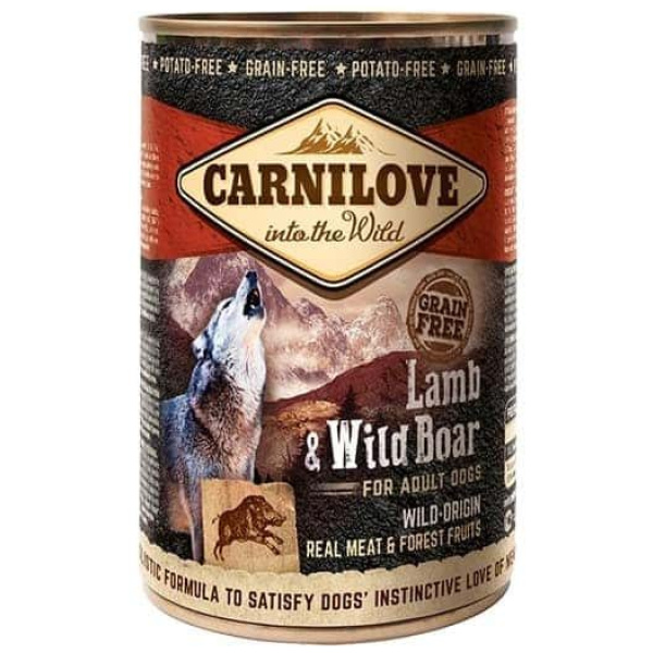 Hundamatur, BC, Paté, Lamb&Wild Bo, 400g