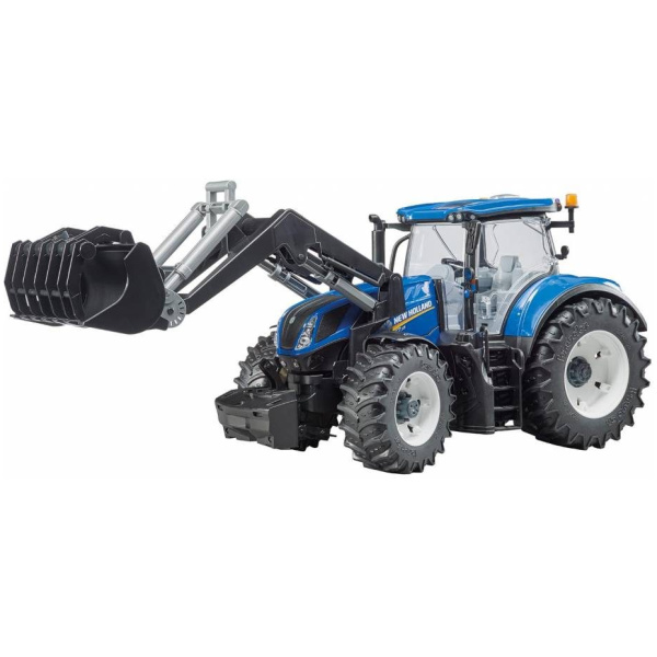 Dráttarvél, New Hollan, með skóflu, 1:16