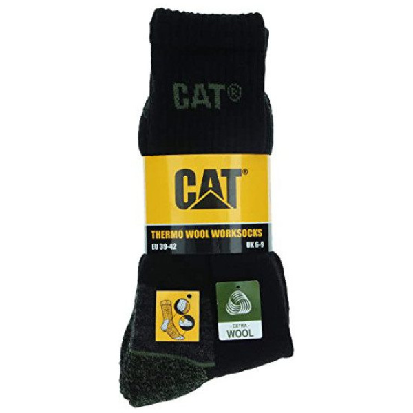 Sokkar, CAT, Thermo Wool Work, 2 pör