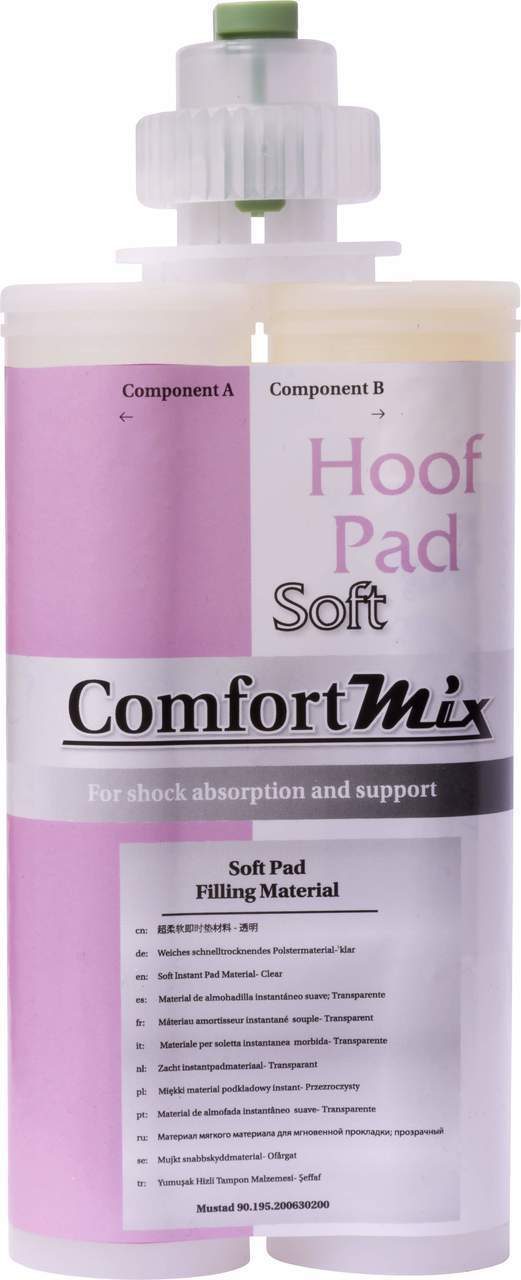 comfmix-hoofpadsoft-1-579651541675246.jpg Hóffylliefni, hoof pad, soft, 200cc - Image 1