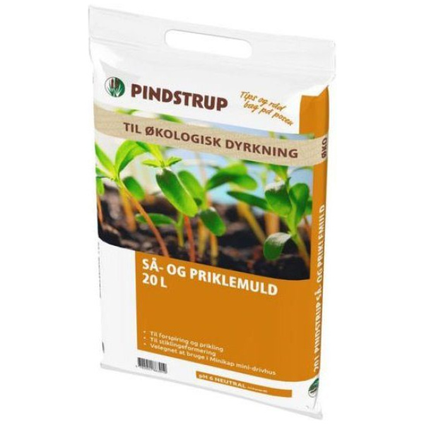 Mold, 20L, Sáð og priklmold, PINDSRUP