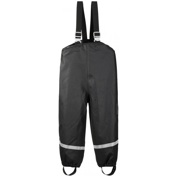 didriksons-503953-060-4.jpg Regnbuxur, barna, Plaskeman, svartar - Image 1