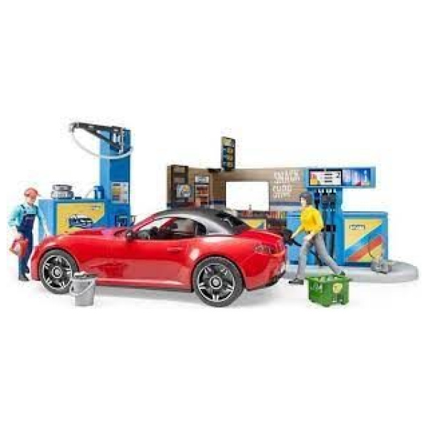 Bensín og bílaþvottastöð