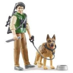 Veiðimaður m/hund og byssu